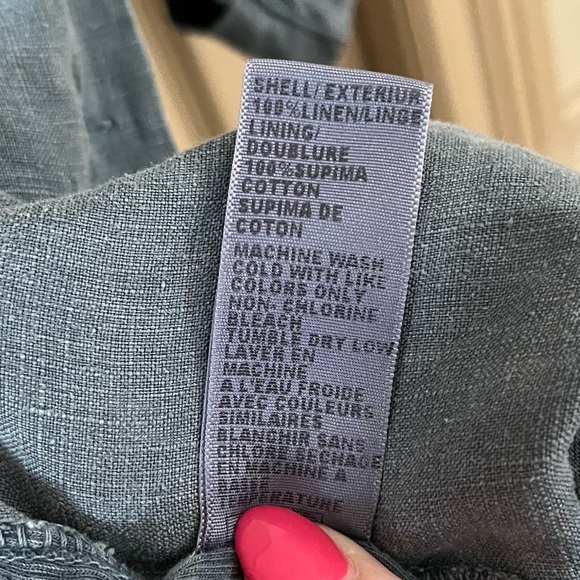 James Perse linen button down top - Picture 4 of 10